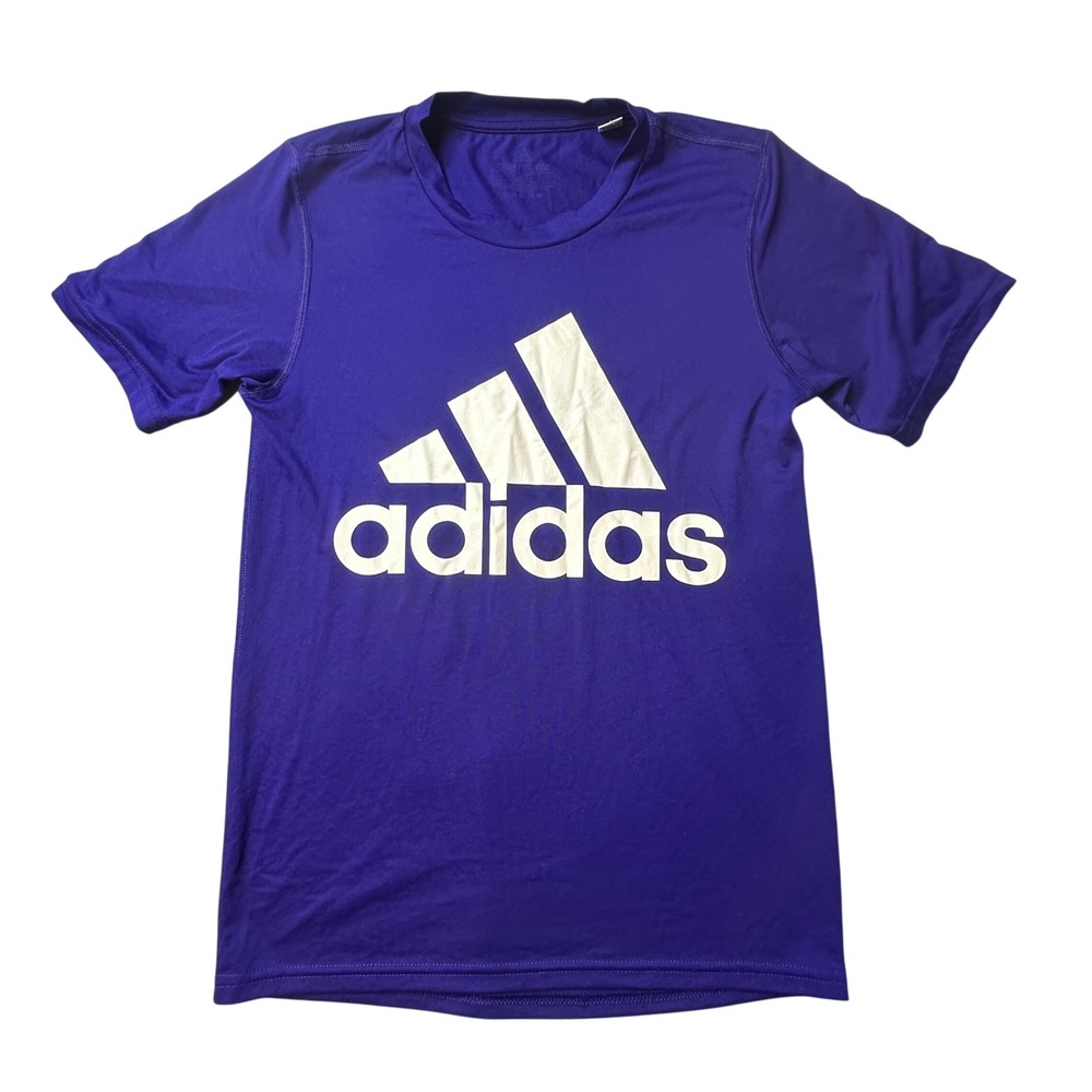 Adidas T-Shirt Kids XS Purple Creator Tee EA1133 AEROREADY Logo Graphic Sport